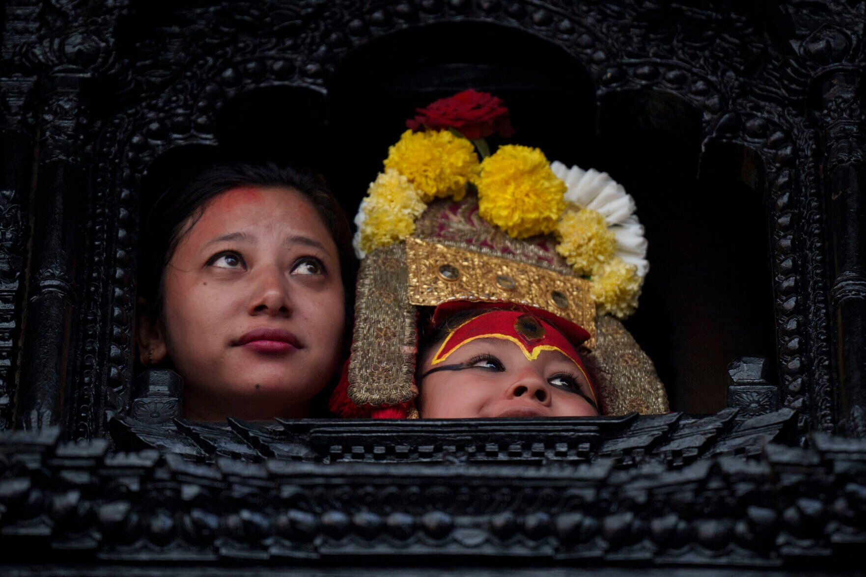 APTOPIX Nepal Hindu Festival